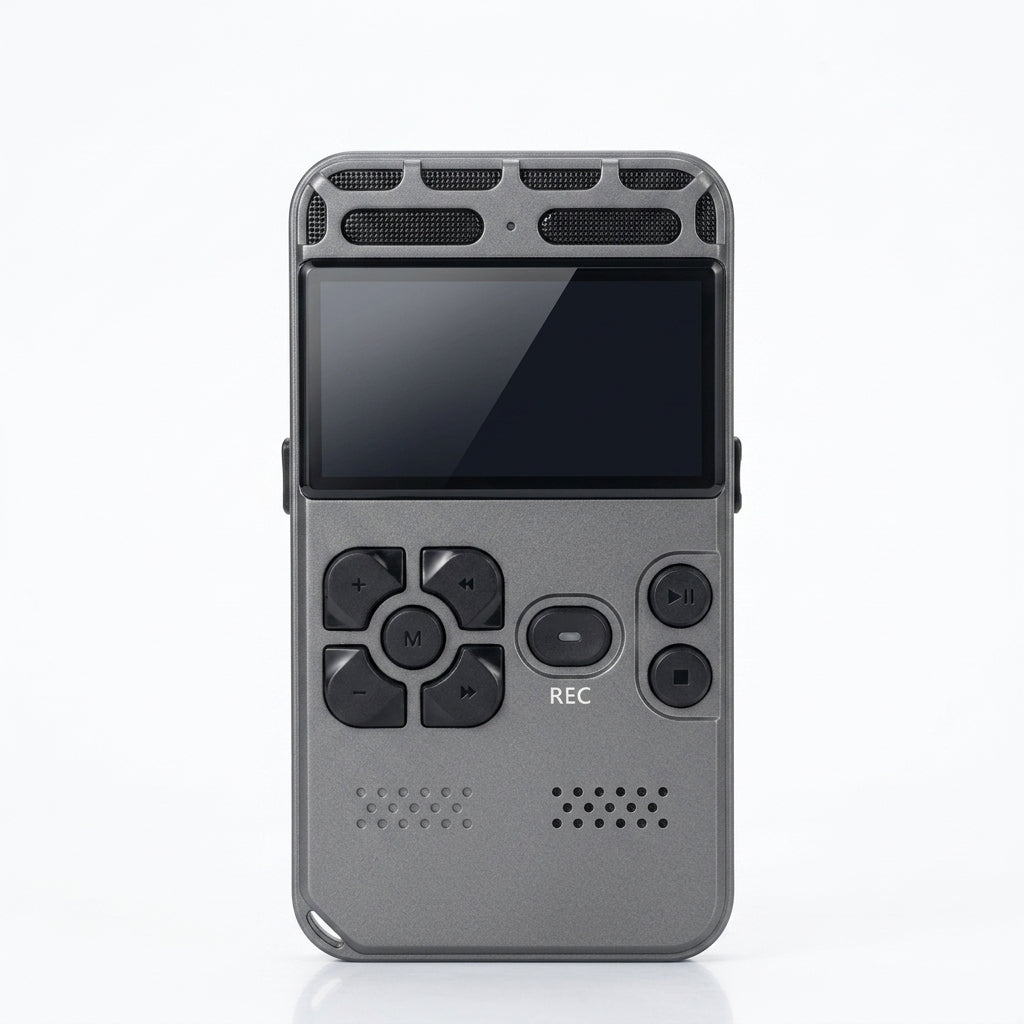 Digital Voice Recorder with Camera & LCD Display — Expandable Storage