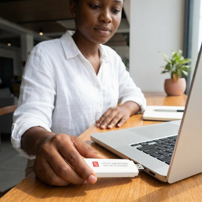 LTE 4G USB Modem with Wi-Fi Hotspot — 3-in-1, 150Mbps