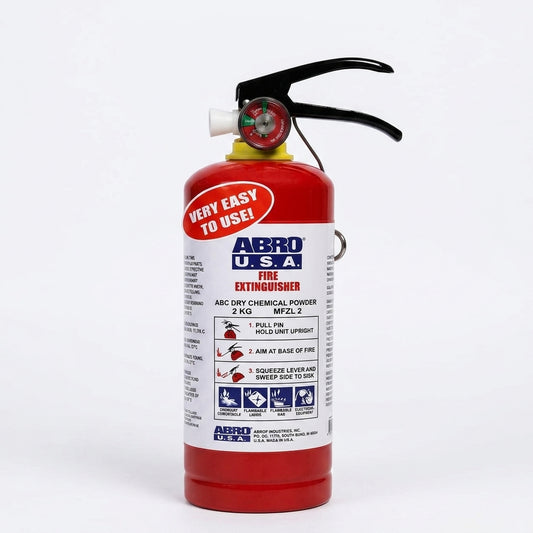 ABRO USA ABC Dry Chemical Fire Extinguisher – 2KG
