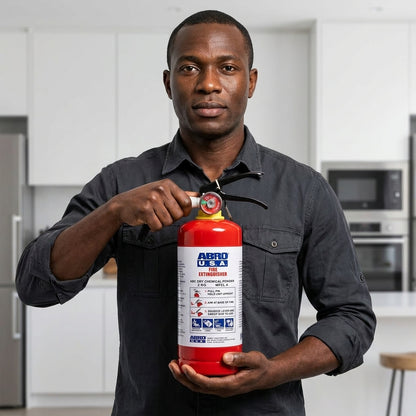 ABRO USA ABC Dry Chemical Fire Extinguisher – 2KG