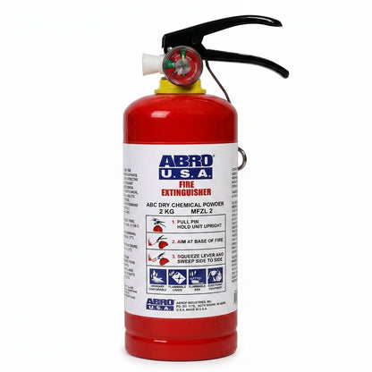 ABRO USA ABC Dry Chemical Fire Extinguisher – 2KG