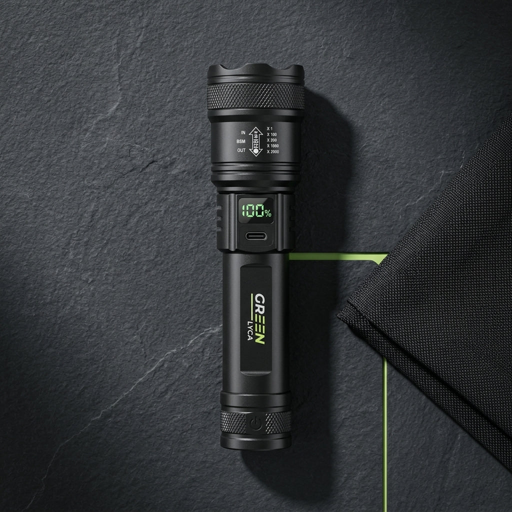 GREEN LYCA Portable Flashlight – Model GL70081